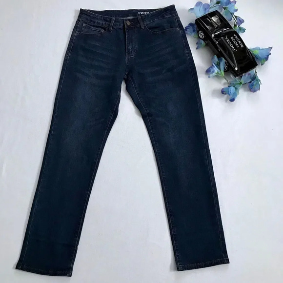 Izod NWOT Comfort Stretch Straight Fit Jeans Men 32x32 - Picture 2 of 10
